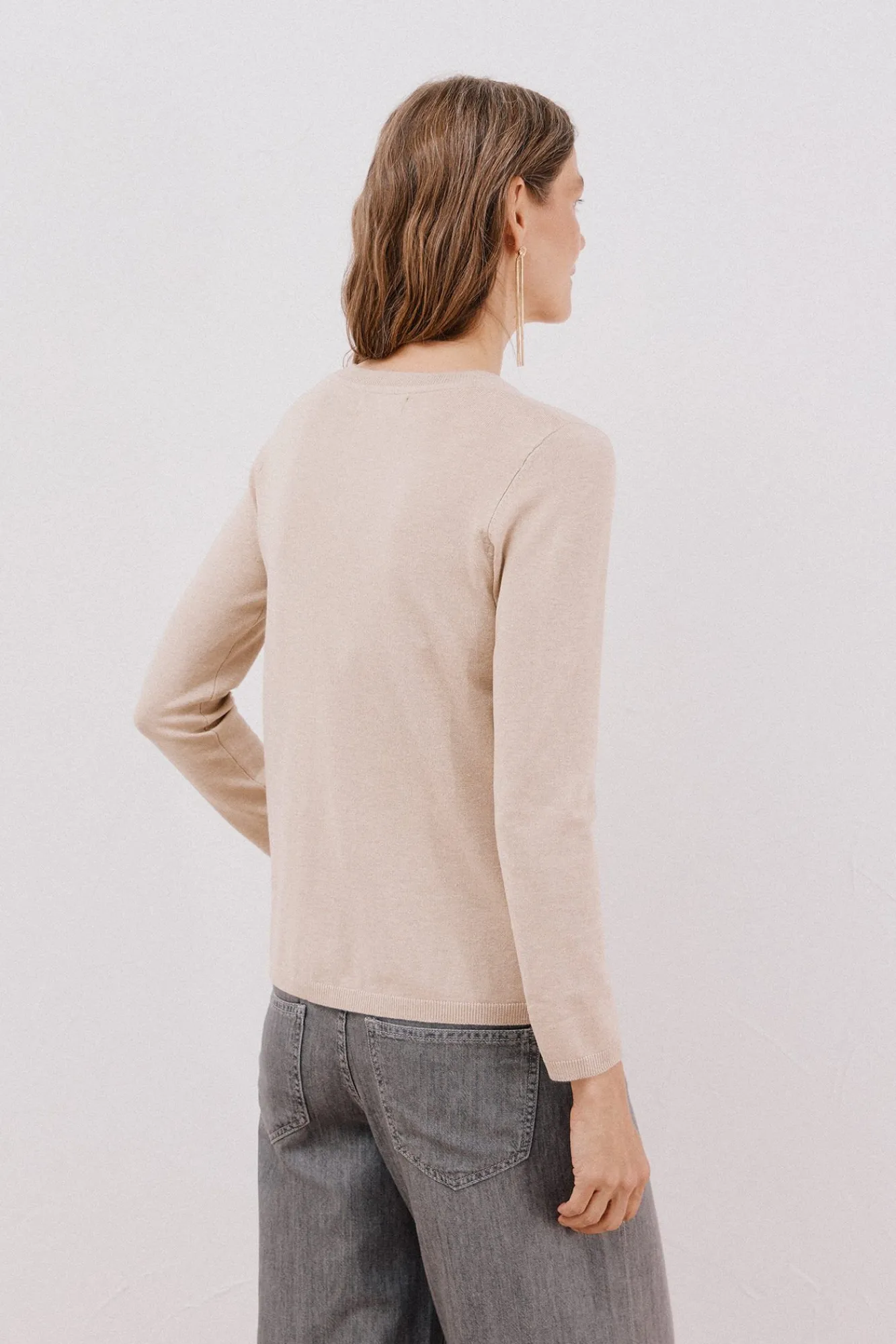 Mujer Cortefiel Jerséis>Chaqueta básica botones