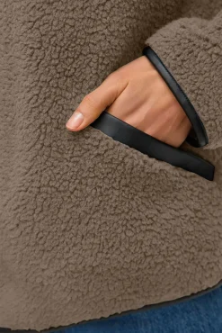 Mujer Vero Moda Jerséis|Chaquetas>Chaqueta corta borrego