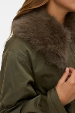 Mujer Vero Moda Chaquetas|Abrigos>Chaqueta corta cuello de pelo