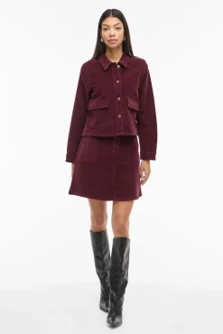 Mujer Vila Chaquetas>Chaqueta corta de pana