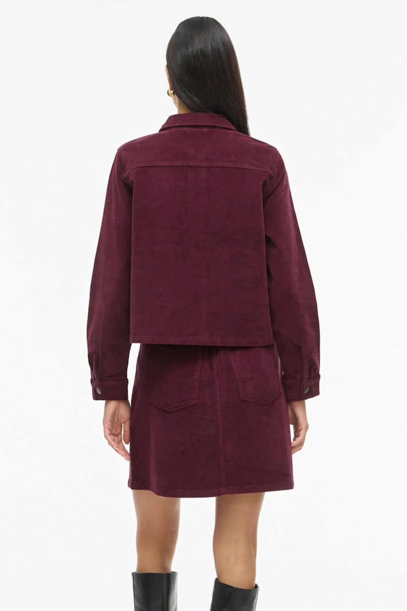 Mujer Vila Chaquetas>Chaqueta corta de pana