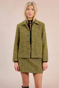 Mujer Molly Bracken Chaquetas>Chaqueta corta estampado discreto