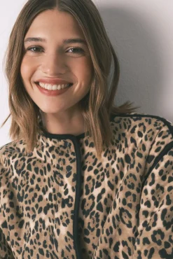 Mujer Women'secret Chaquetas>Chaqueta corta reversible animal print