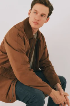 Hombre Cortefiel Chaquetas|Abrigos>Chaqueta cuello combinado