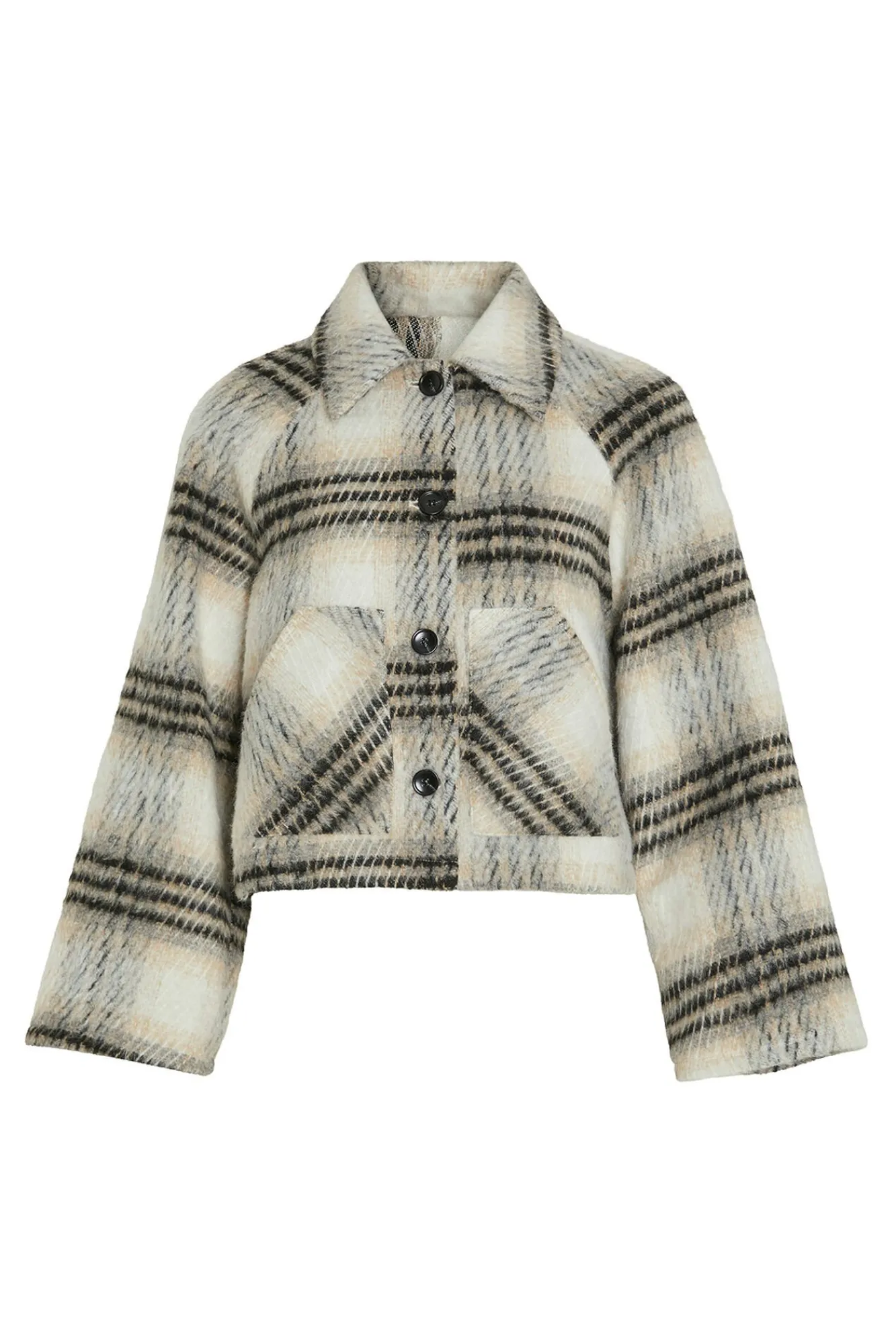 Mujer Vila Chaquetas|Abrigos>Chaqueta de paño abotonada