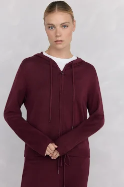 Mujer Pedro del Hierro Deporte|Jerséis>Chaqueta de punto capucha activewear