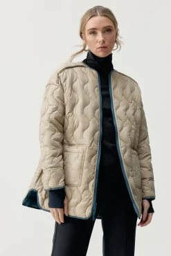 Mujer Born Living Yoga Deporte>Chaqueta deportiva beige