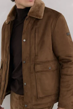 Hombre Pedro del Hierro Chaquetas>Chaqueta doble faz borrego