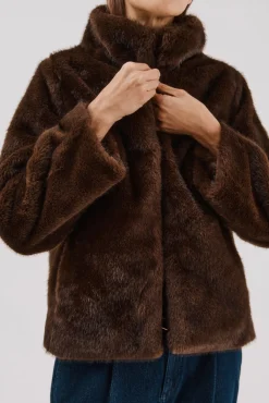 Mujer Cortefiel Chaquetas|Abrigos>Chaqueta efecto pelo