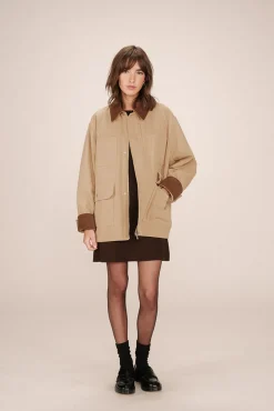 Mujer Grace & Mila Chaquetas|Abrigos>Chaqueta en sarga de algodón