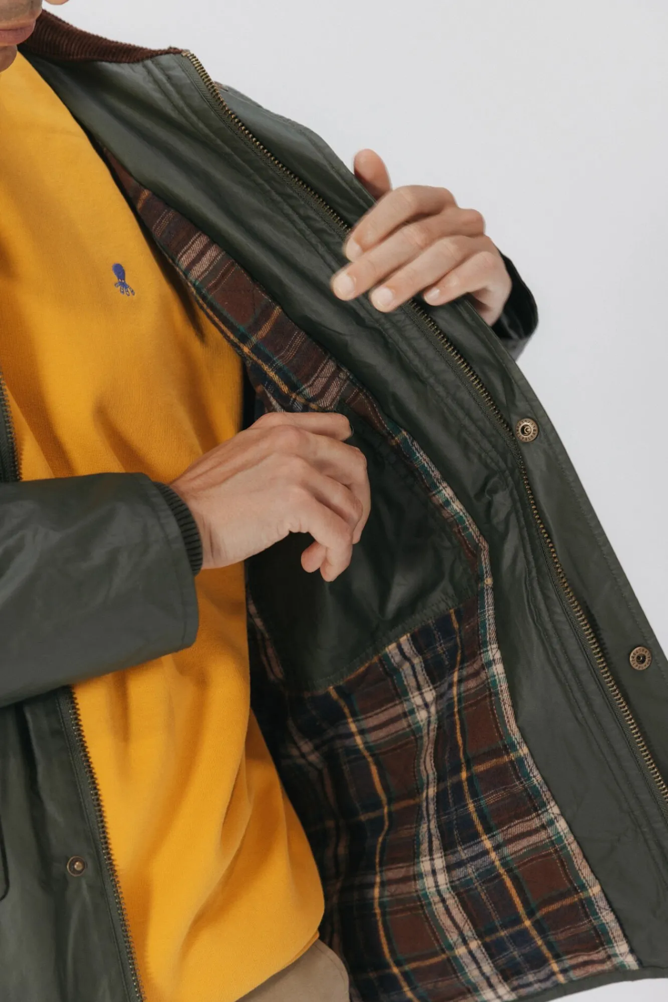 Hombre elPulpo Chaquetas>Chaqueta encerada heritage