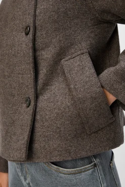 Mujer Object Chaquetas|Abrigos>Chaqueta fieltro cruzada