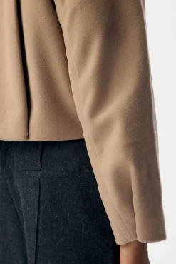 Mujer Object Chaquetas>Chaqueta fieltro manga larga