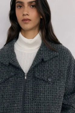 Mujer Pedro del Hierro Blazers|Chaquetas>Chaqueta con cremallera