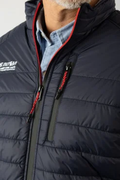 Hombre Privata Chaquetas>Chaqueta guata cuello alzado