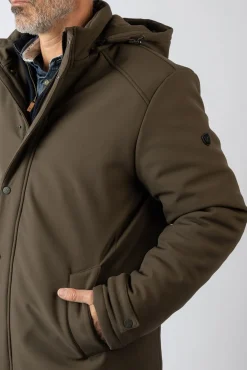 Hombre Privata Chaquetas>Chaqueta larga con capucha