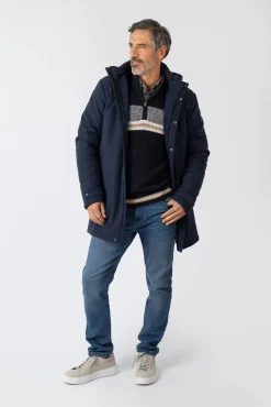 Hombre Privata Chaquetas>Chaqueta larga con capucha
