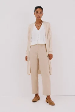 Mujer Cortefiel Jerséis>Chaqueta larga lurex