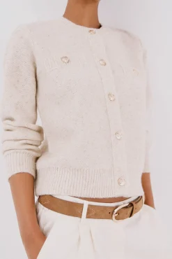 Mujer Cortefiel Jerséis>Chaqueta lúrex botones