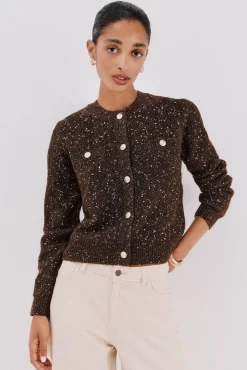 Mujer Cortefiel Jerséis>Chaqueta lúrex botones