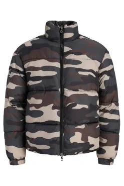 Hombre Jack & Jones Chaquetas>Chaqueta puffer camuflaje