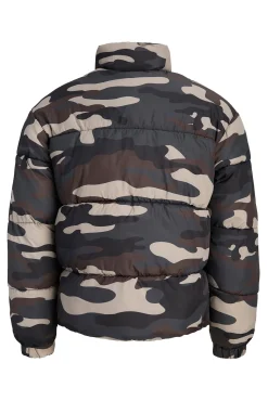 Hombre Jack & Jones Chaquetas>Chaqueta puffer camuflaje