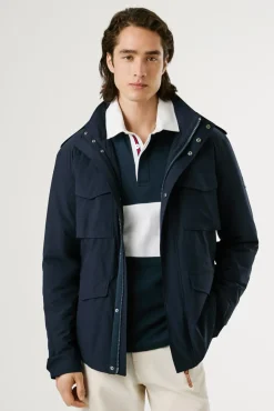 Hombre Pepe Jeans Chaquetas>Chaqueta Sahariana Elástica