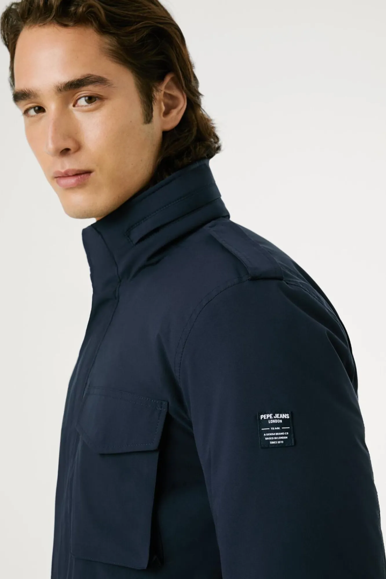 Hombre Pepe Jeans Chaquetas>Chaqueta Sahariana Elástica