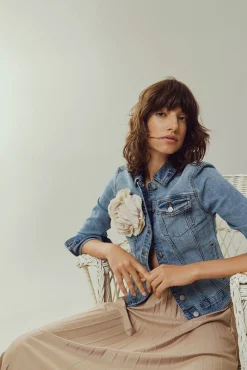 Mujer Vila Chaquetas>Chaqueta vaquera