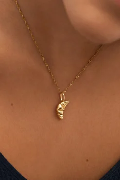 Mujer Singularu Joyería Y Bisutería>Charm Croissant Baño Oro