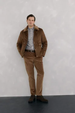 Hombre Pedro del Hierro Pantalones|Chinos>Chino pana gruesa regular fit