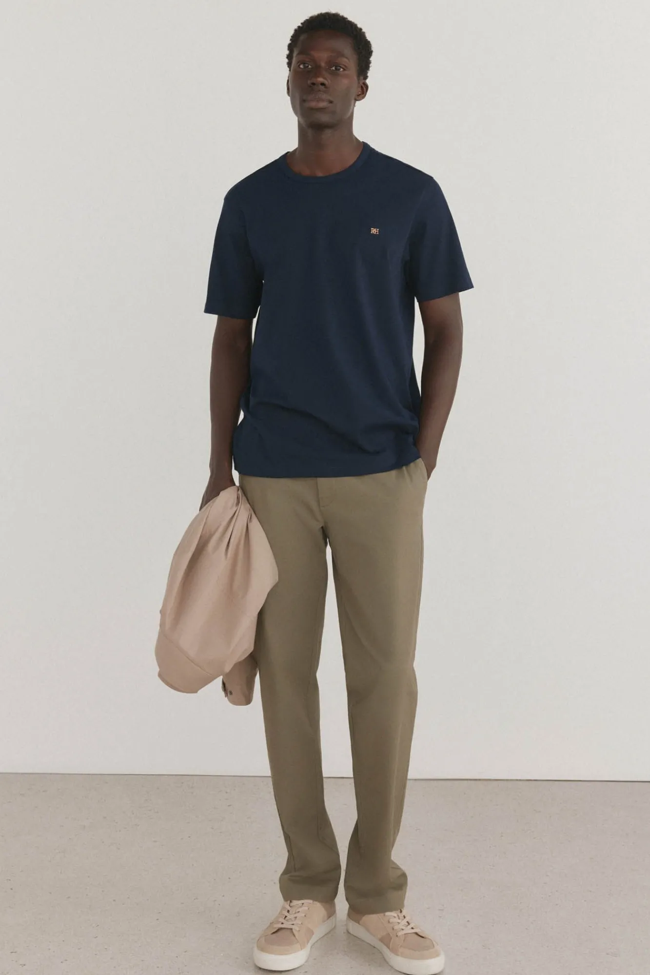 Hombre Pedro del Hierro Pantalones|Chinos>Chino textura regular fit