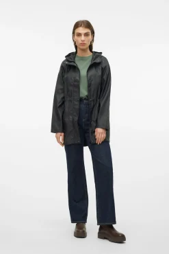 Mujer Vero Moda Chaquetas|Abrigos>Chubasquero manga larga con capucha