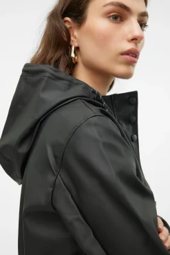 Mujer Vero Moda Chaquetas|Abrigos>Chubasquero manga larga con capucha