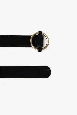 Mujer Cortefiel Cinturones>Cinturón básico de piel con hebilla redonda