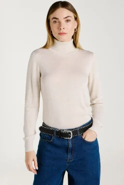 Mujer Vila Cinturones>Cinturón de piel con pespuntes