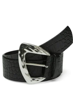 Mujer Vero Moda Cinturones>Cinturón efecto piel con hebilla metálica