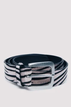Mujer Springfield Cinturones>Cinturón mediano cebra
