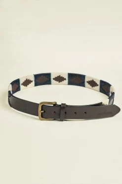 Hombre Valecuatro Cinturones>Cinturón Soyón Línea Blanco