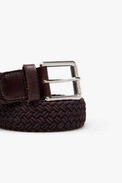 Hombre Cortefiel Cinturones>Cinturón trenzado elástico