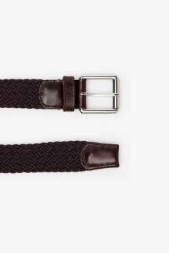 Hombre Cortefiel Cinturones>Cinturón trenzado elástico