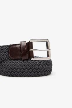 Hombre Cortefiel Cinturones>Cinturón trenzado elástico