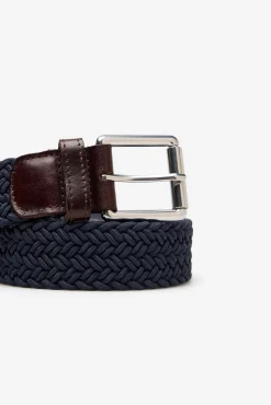 Hombre Cortefiel Cinturones>Cinturón trenzado elástico