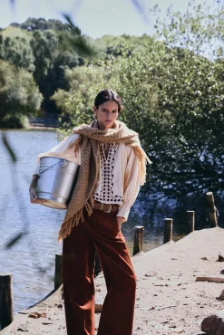 Mujer Hoss Intropia Blusas>Claudia. Blusa bordada