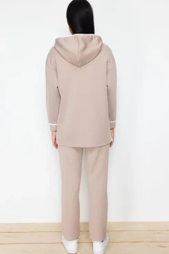 Mujer Trendyol Pijamas|Pijamas>Conjunto cómodo sudadera capucha y pantalón