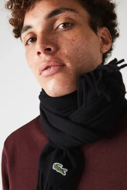 Hombre Lacoste Bufandas>Conjunto de bufanda unisex de fieltro de lana y cachemir