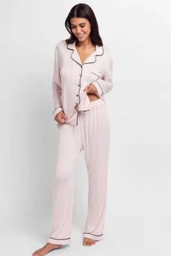 Mujer Dorina Pijamas|Pijamas>Conjunto de pijama Charli con camiseta y pantalones