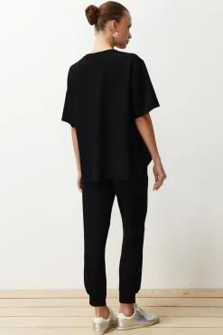 Mujer Trendyol Pijamas|Pijamas>Conjunto pantalones y camiseta liso