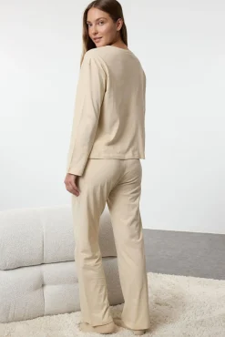 Mujer Trendyol Pijamas|Pijamas>Conjunto pijama galletas Navidad 100% algodón