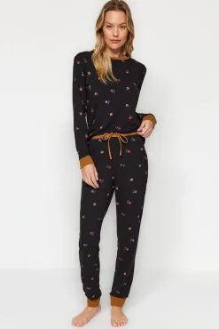 Mujer Trendyol Pijamas|Pijamas>Conjunto pijama jogger estampado floral
